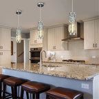 Cascade - Slim Crystal Chandelier