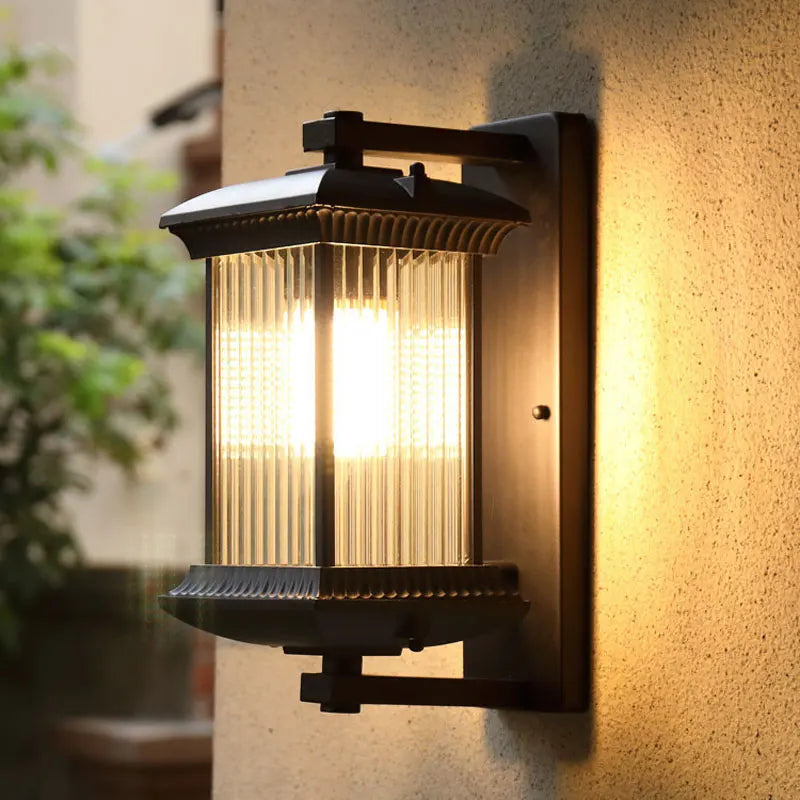 Nobu Lantern - Minimalist Outdoor Wall Light