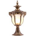 Abbey Pillar Bronze - Outdoor Lighting Pedestal Light Waterproof IP54