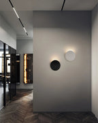 Macaron Disc (Black/ White/ Gold) - Minimalist Wall Light 7W LED