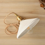Cream Cone - Ceramic Pendant Light