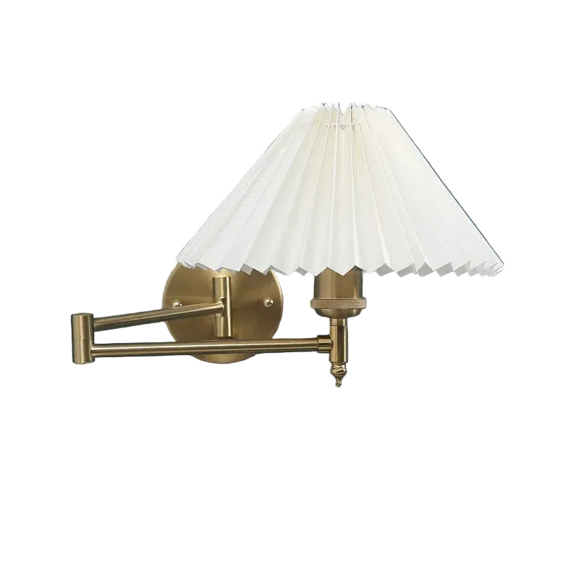 Aurena Candle Rocker - Folding Wall Light Fabric Lampshade