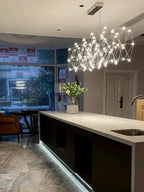 Stellaris Chandelier - Geometric Crystal Chandelier LED