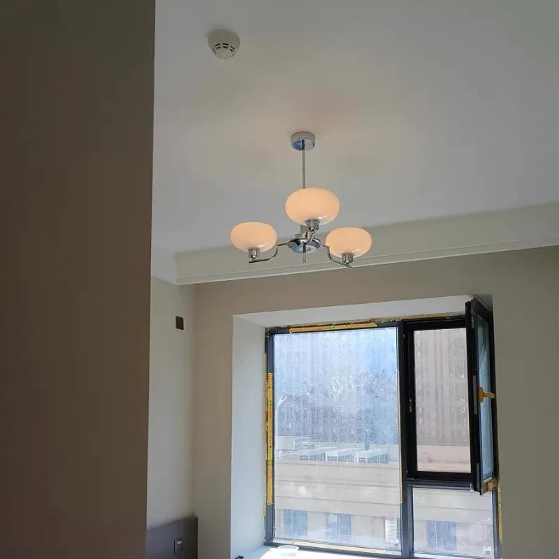 Manifold Chrome 3 - Modern Bauhaus Ceiling Light Fixture E27 Chrome Finish