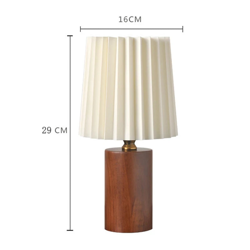 Wood & Cone USB - USB Table Lamp Fabric Lampshade