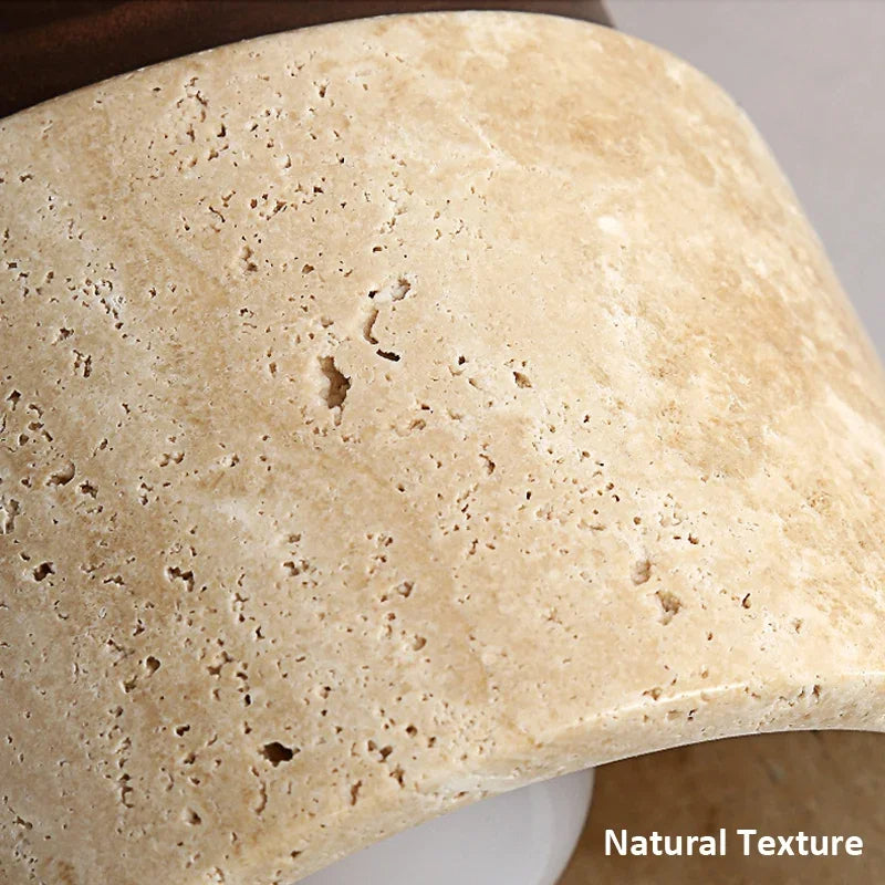 Travertine Downlight Tube - Japanese Ceiling Light Fixture 5W E27