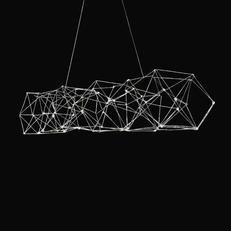 Stellaris Chandelier - Geometric Crystal Chandelier LED