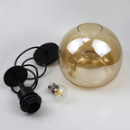 Globelet Amber (20/25cm) - Glass Pendant Lamp