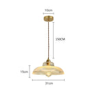 Ripple Bowl - Retro Minimalist Glass Pendant Lamp