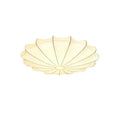 Kiku Cream - Japandi Ceiling Flush Light with Handcrafted Lampshade