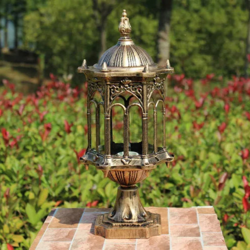 Regal Pillar Bronze - Outdoor Pedestal Light E27 Waterproof IP54