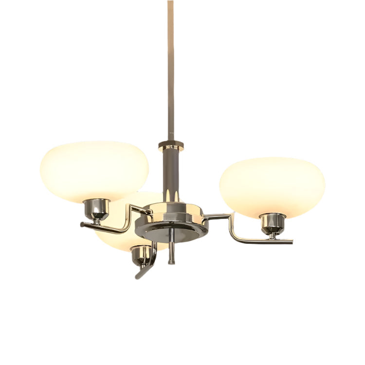 Manifold Chrome 3 - Modern Bauhaus Ceiling Light Fixture E27 Chrome Finish