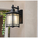 Zen Lantern - Outdoor Lighting E27 Waterproof Japanese Style Wall Sconce