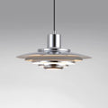 Silver Saucer - Bauhaus Pendant Lamp E27