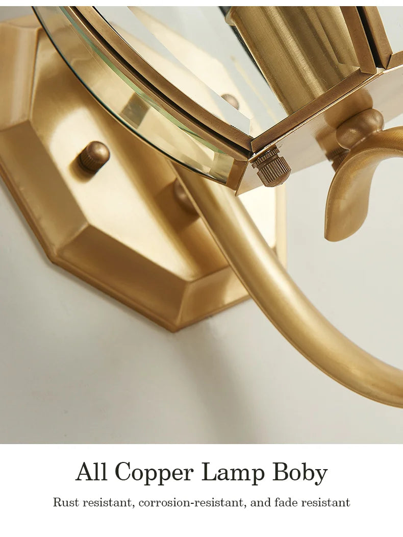 Chalice Copper - Waterproof Outdoor Wall Light IP44