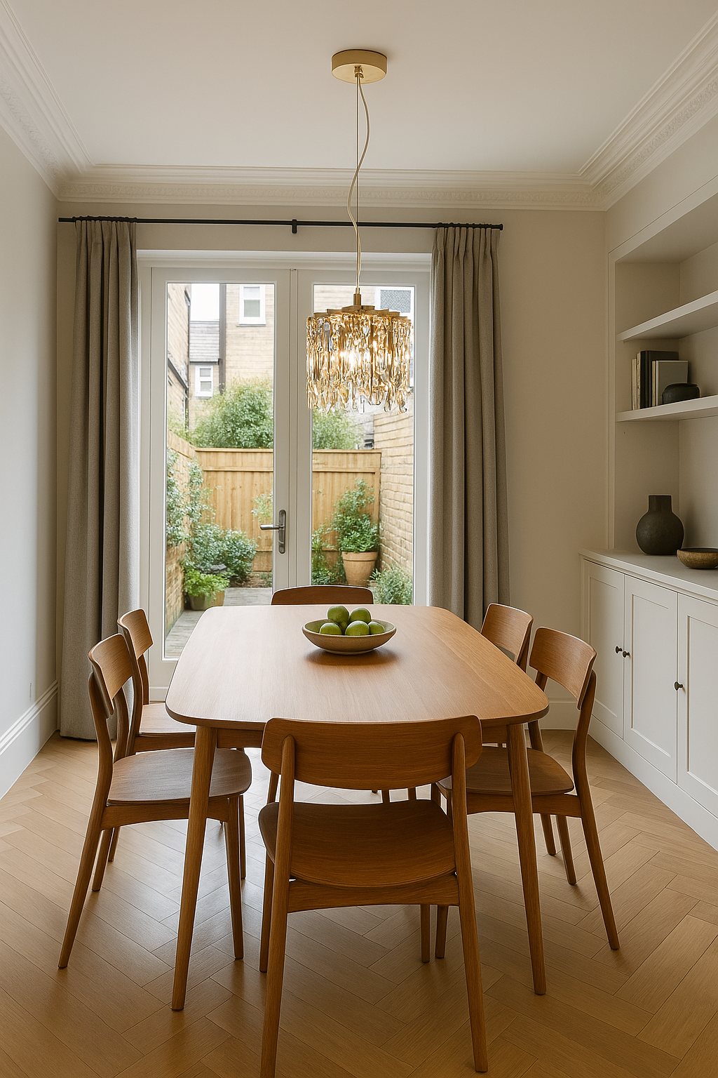 Crest 20 - Crystal Chandelier | Compact Crystal Pendant Light