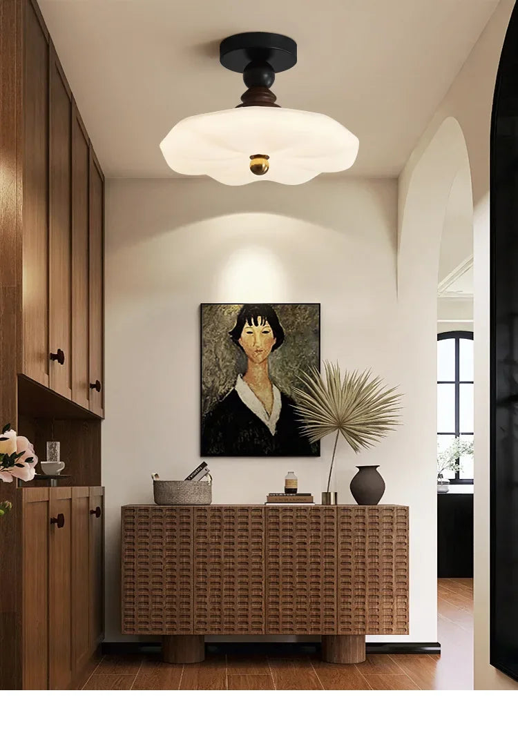 Claude - Vintage Flush Light LED Dimmable Waterproof IP65