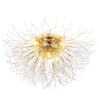 Dandelion Gold - Crystal Ceiling Light Fixture Golden Base 4/5/6 heads