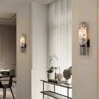 Marble Torch - Modern Wall Sconce Marble Lampshade Copper Body E27 Wall Light