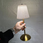 Umbrella Gold - Multicolour Lampshade USB Rechargeable Lamp Dimmable