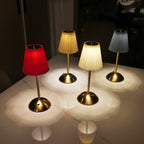 Umbrella Gold - Multicolour Lampshade USB Rechargeable Lamp Dimmable