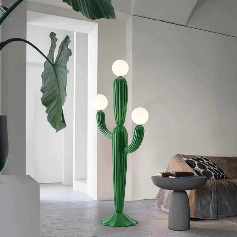 Cactus - Art Deco Floor Lamp 3 LED Flush Light