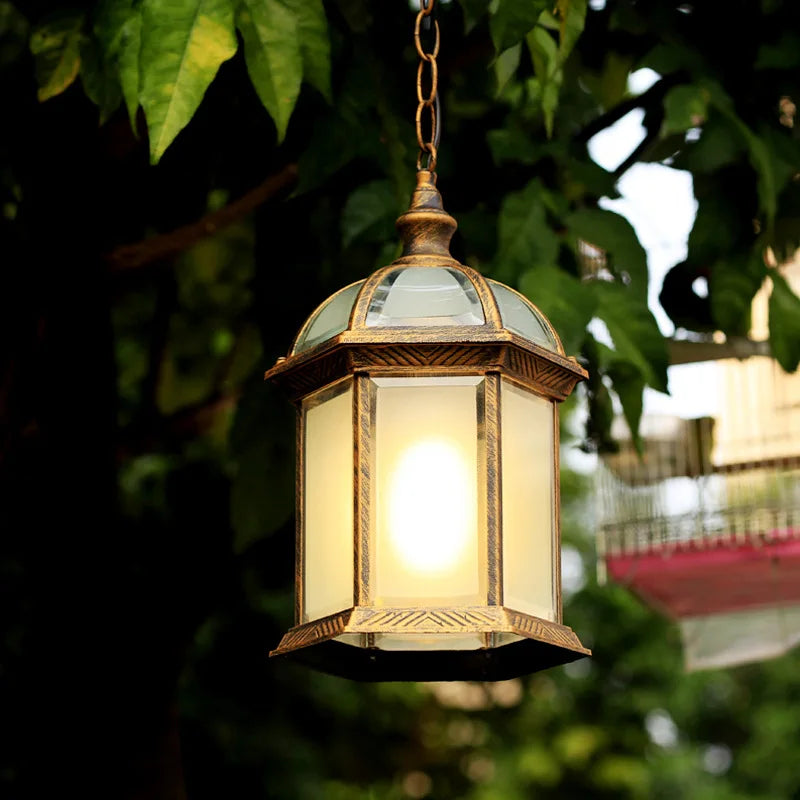 Lantern Pendant - Bronze (Outdoor)