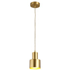 Dumbbell Gold - Brass Finish Ceiling Pendant Light E27