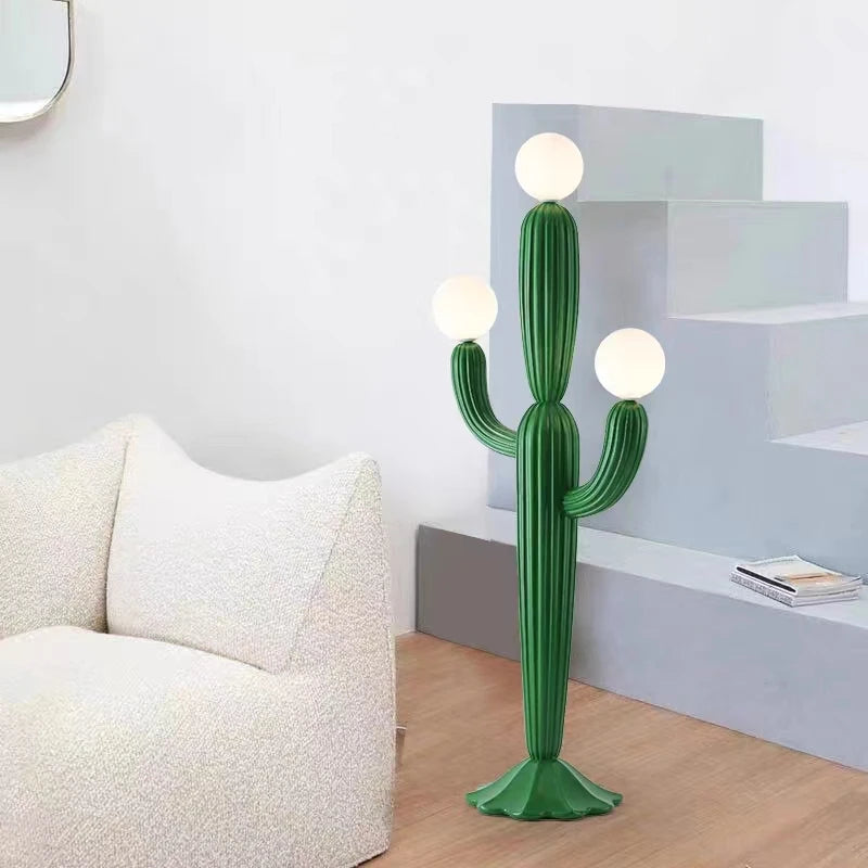 Cactus - Art Deco Floor Lamp 3 LED Flush Light