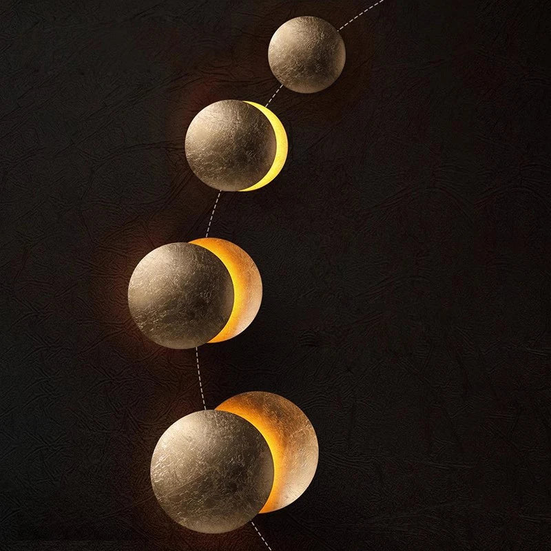 Lunar Eclipse - Moon Phases Wall Sconce Rotatable Cover LED Modern Wall Light