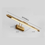 Antique - Waterproof Copper Bathroom Light IP45 Vintage Picture Mirror Lamp