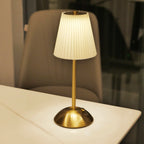 Umbrella Gold - Multicolour Lampshade USB Rechargeable Lamp Dimmable