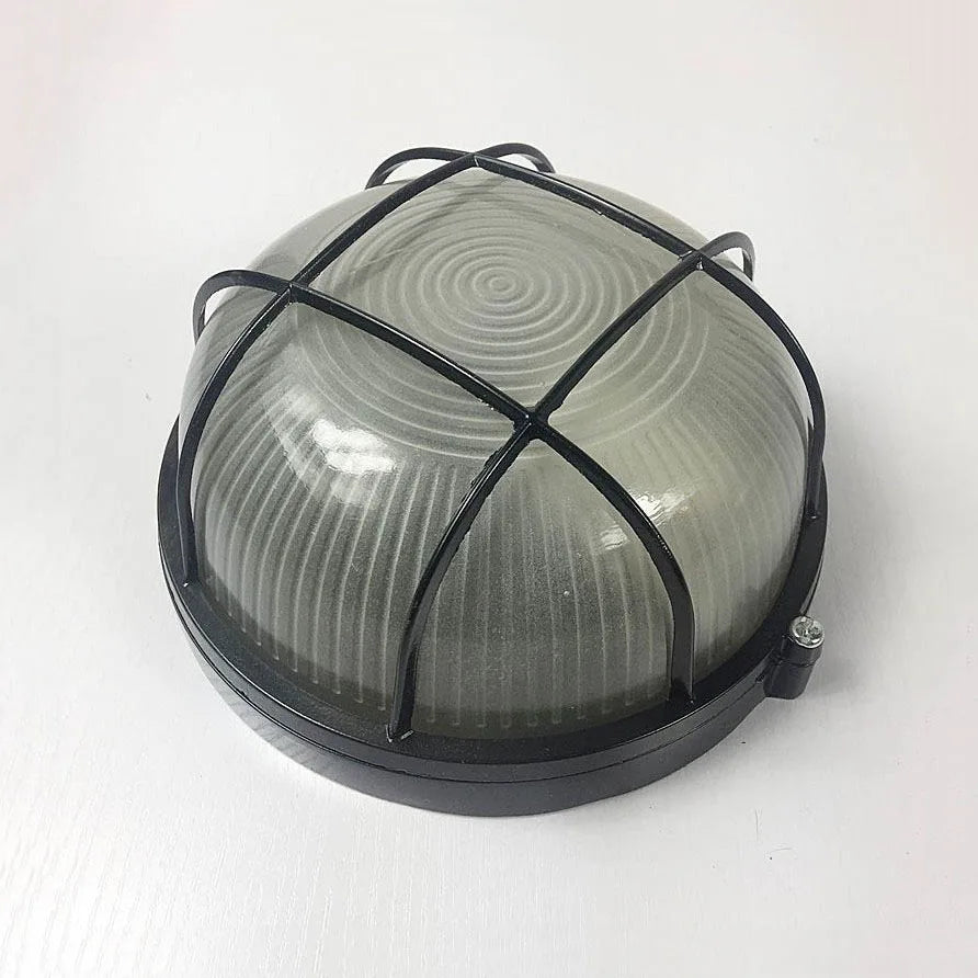 Round Bulkhead - Black (Outdoor)