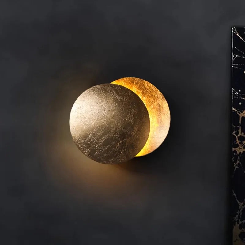 Lunar Eclipse - Moon Phases Wall Sconce Rotatable Cover LED Modern Wall Light