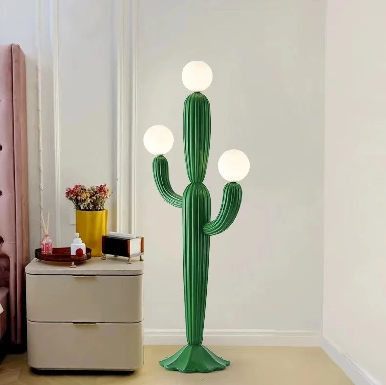 Cactus - Art Deco Floor Lamp 3 LED Flush Light