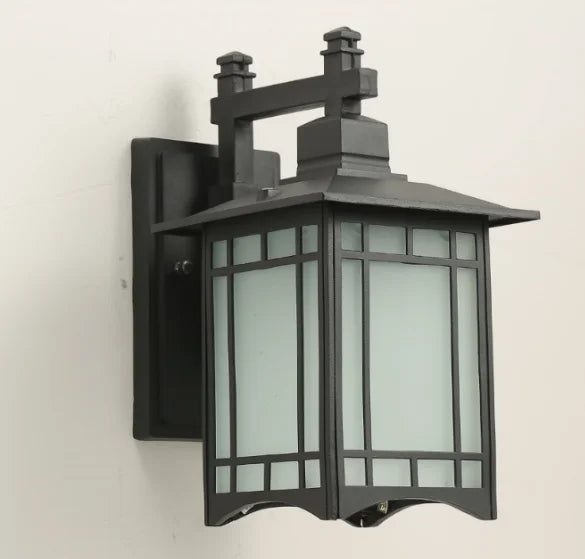 Zen Lantern - Outdoor Lighting Waterproof Japanese Style Wall Sconce