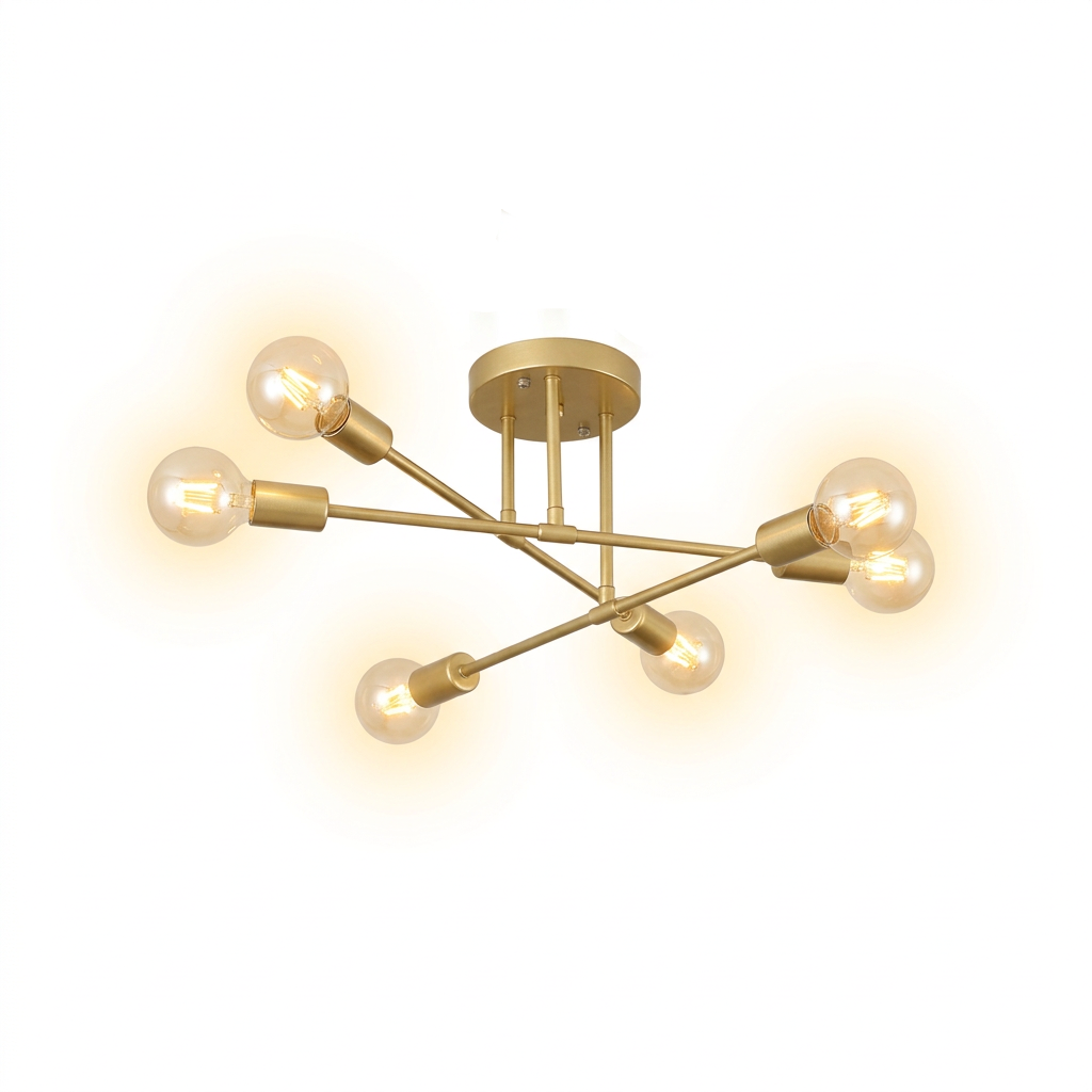 Delta Hexad - Minimal Ceiling Flush Light