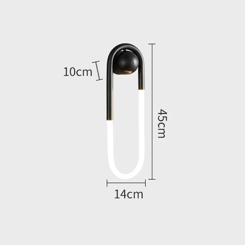 Paperclip 45 - Modern Wall Sconce 15W LED