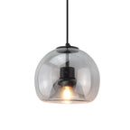Globelet Grey (20/25cm) - Glass Pendant Lamp