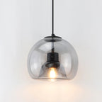 Globelet Grey (20/25cm) - Glass Pendant Lamp