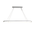 Long Ellipse White - Minimalist Ceiling Pendant Light LED 70/90cm