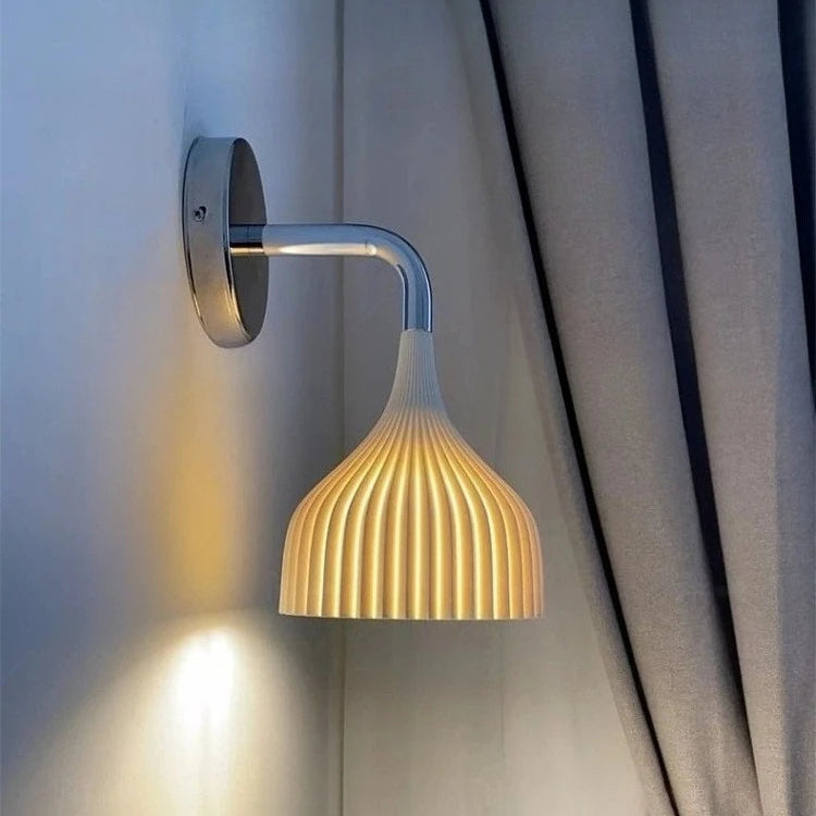 Campana Chrome (Clear/ White/ Yellow) - Modern Glass Wall Sconce