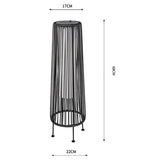 Rattan Wicker - Outdoor Floor Lamp Waterproof IP65 LED 10W