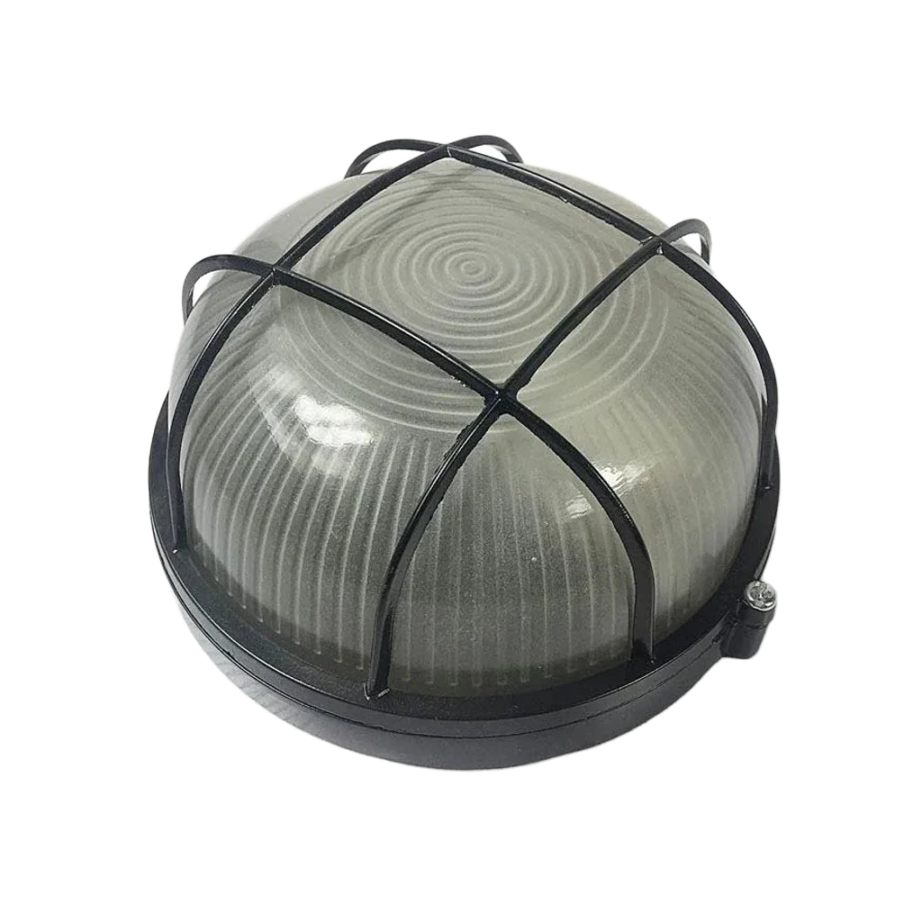 Round Bulkhead - Black (Outdoor)