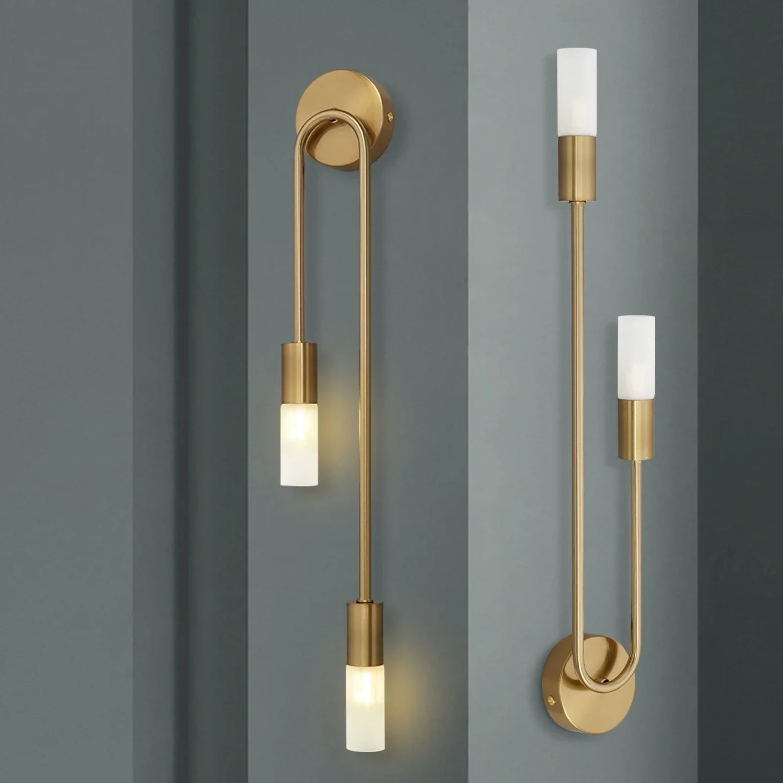 Pulley Gold - Modern Wall Sconce G9 Golden Wall Light