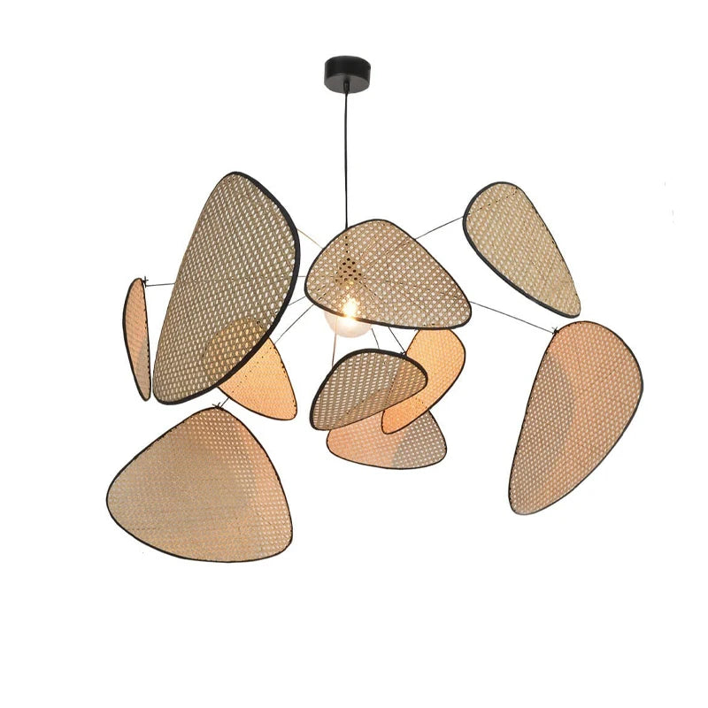 Rattan Canopy - Handcrafted Ceiling Light Fixture Natural Material E27 100/150cm