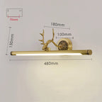 Antler Black - Bathroom Light European Style LED Picture Mirror Lamp