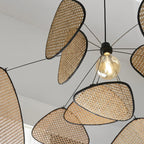 Rattan Canopy - Handcrafted Ceiling Light Fixture Natural Material E27 100/150cm
