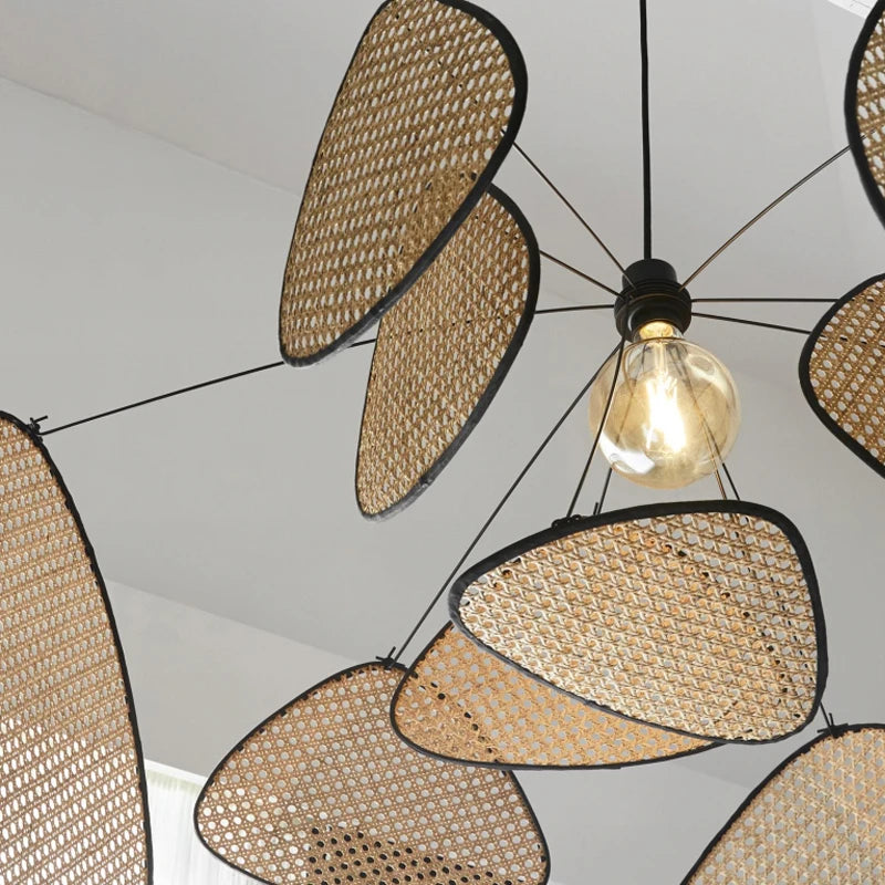 Rattan Canopy - Handcrafted Ceiling Light Fixture Natural Material E27 100/150cm