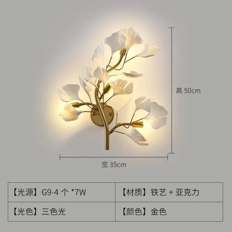 White Bloom Trio (Wall)